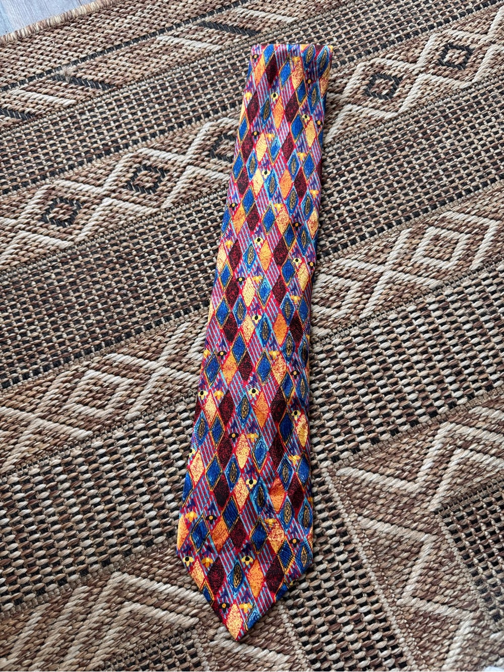 BRIONI 100% Silk Tie Multicolor